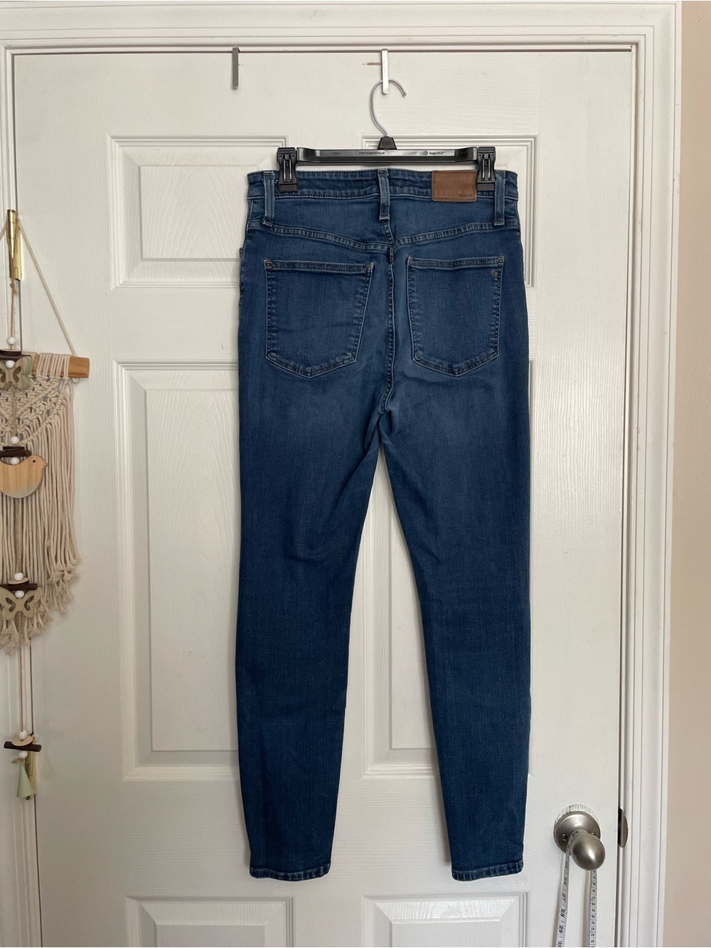 Madewell Women's Size 29 Curvy High Rise Skinny Dark Blue Jeans